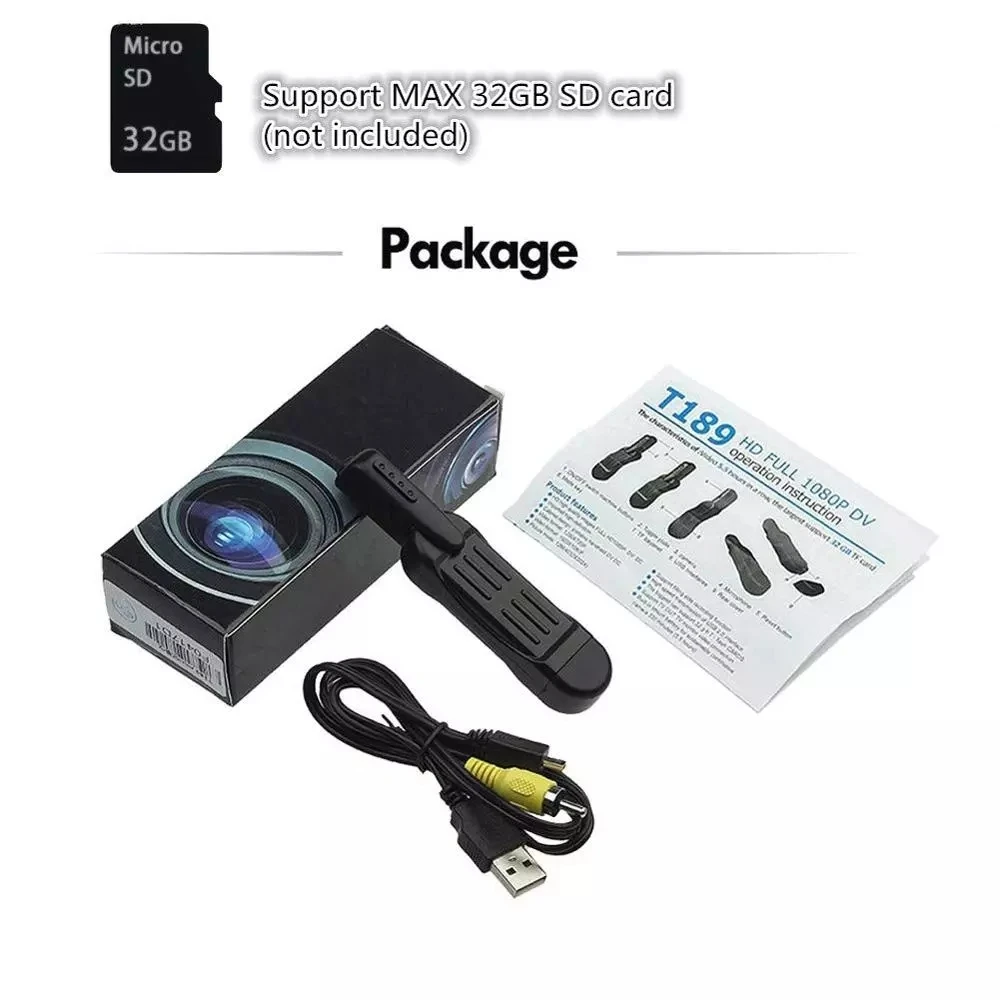 Mini Camcorder Video Recorder Portable Security Pen Camera HD 1080P Micro Cameras Pocket Body Cams Small Meeting Record
Mini Camcorder Video Recorder Portable Security Pen Camera HD 1080P Micro Cameras Pocket Body Cams Small Meeting Record