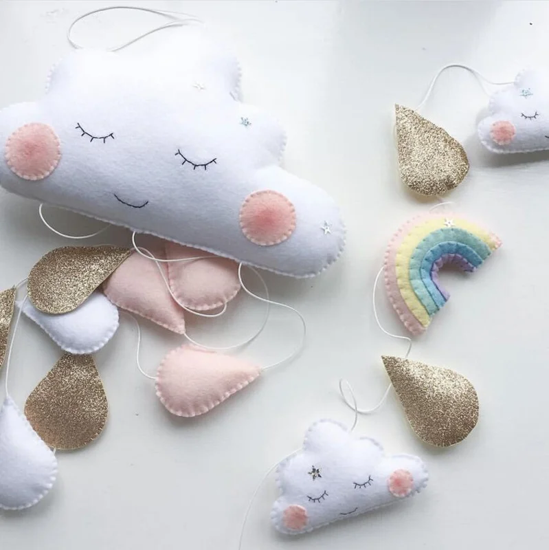 Home Decoration Nordic Children's Tent Decoration Cloud Felt Raindrop Pendant Kids Room Wedding Decor Smiles Photography Props
Home Decoration Nordic Children's Tent Decoration Cloud Felt Raindrop Pendant Kids Room Wedding Decor Smiles Photography Props