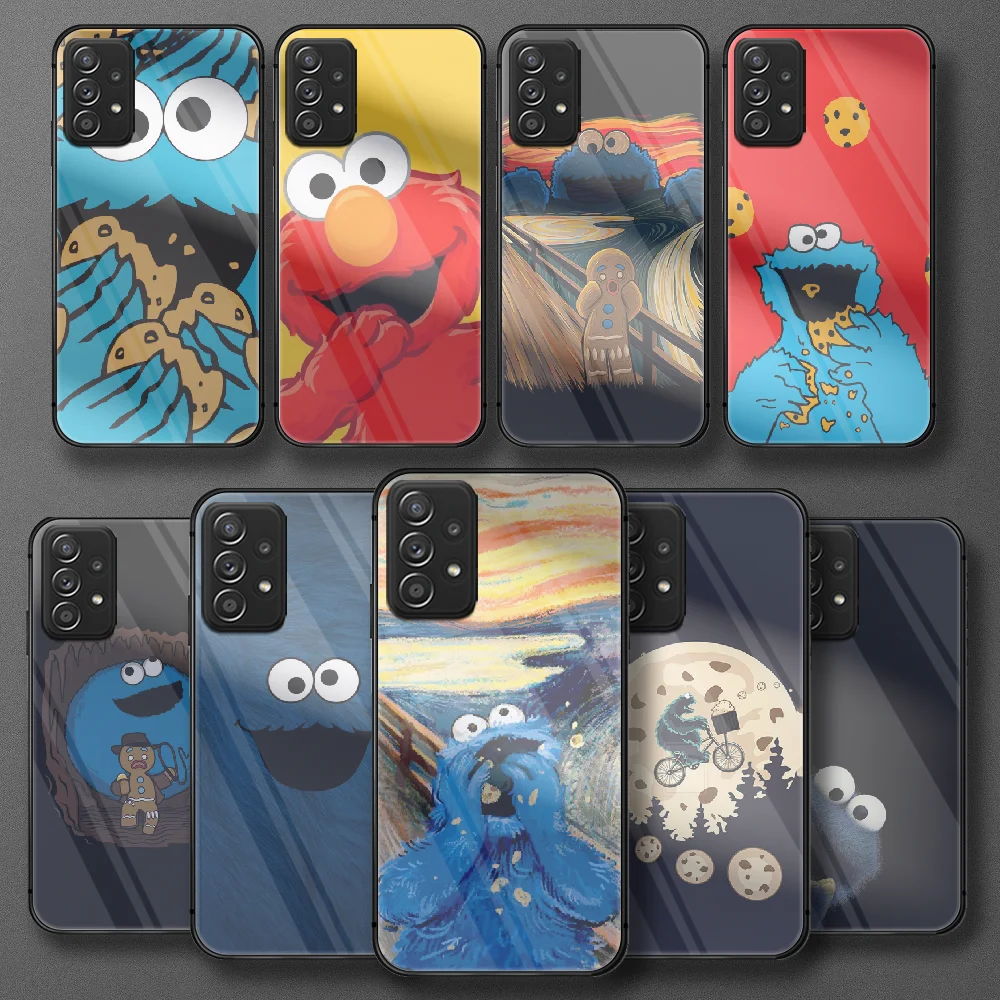 Cartoon Cookie Monster Tempered Glass Phone Case For Samsung Galaxy Note S 8 9 10 20 21 E FE Plus Ultra Cover Cell Pretty Soft
Cartoon Cookie Monster Tempered Glass Phone Case For Samsung Galaxy Note S 8 9 10 20 21 E FE Plus Ultra Cover Cell Pretty Soft