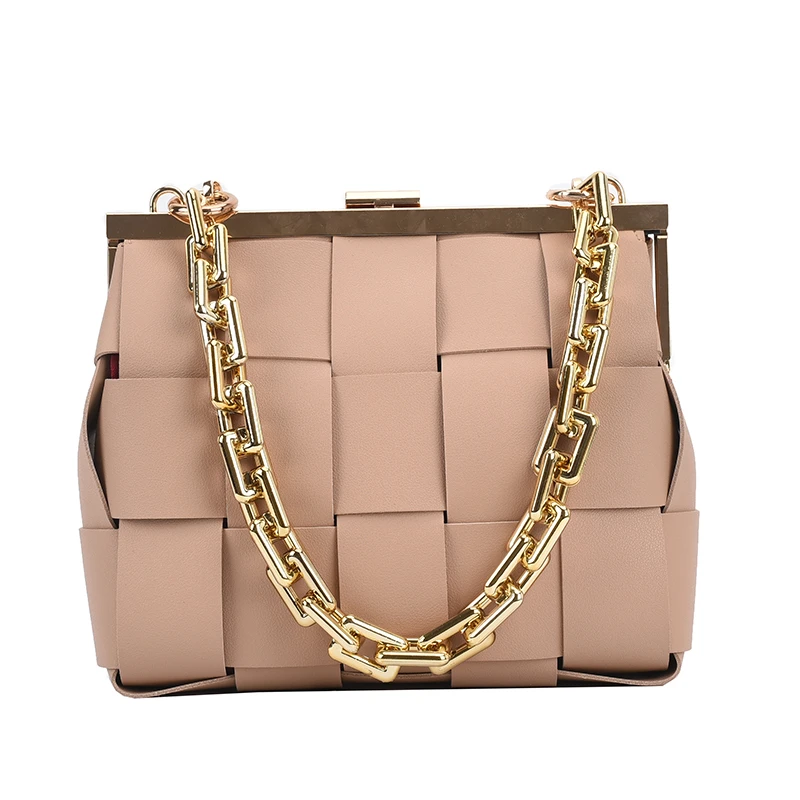 Brand Woven Shoulder Bag for Women Luxury Chain Handbag Designer Square Bag and Messenger Bag Large Capacity Woven Crossbody Bag
Brand Woven Shoulder Bag for Women Luxury Chain Handbag Designer Square Bag and Messenger Bag Large Capacity Woven Crossbody Bag