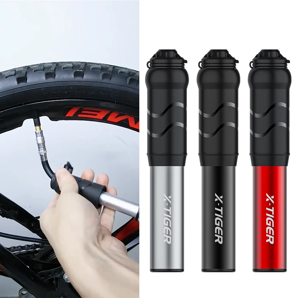 Portable Bicycle Pump 100PSI Aluminum Alloy Mini Hand Pump Schrade Presta Valves Tire Inflator MTB Road Bike Accessories
Portable Bicycle Pump 100PSI Aluminum Alloy Mini Hand Pump Schrade Presta Valves Tire Inflator MTB Road Bike Accessories