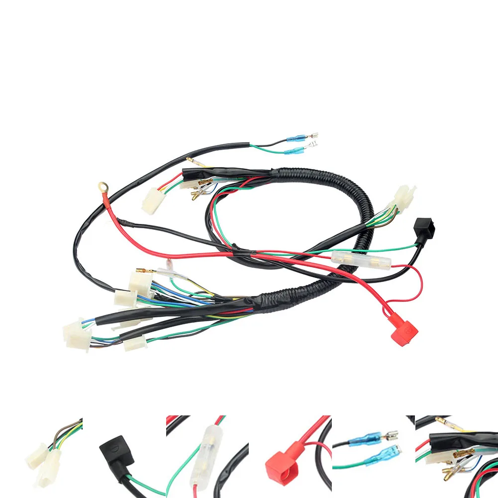 50cc 70cc 90cc 110cc 125cc Electric Wiring Harness Kit Stator Wire for Pit Bikes Quad Bikes ATV
50cc 70cc 90cc 110cc 125cc Electric Wiring Harness Kit Stator Wire for Pit Bikes Quad Bikes ATV