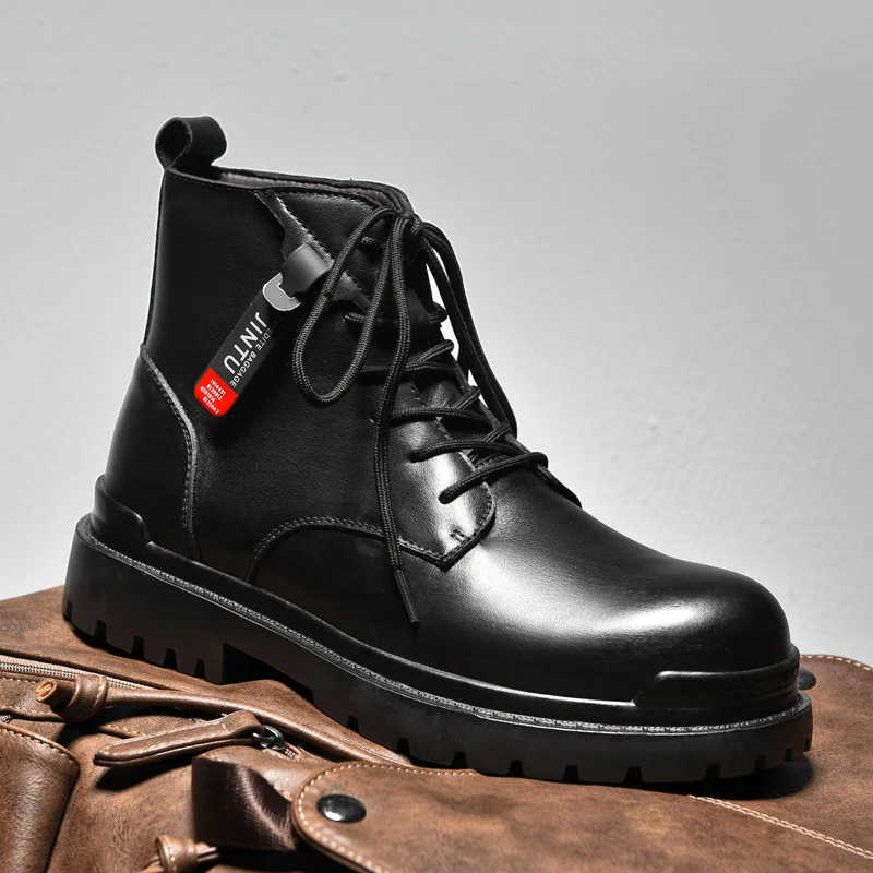Women Split Leather Snow Boots Fashion Female Lace Up Platform Shoes Ladies Black Round Toe Style Ankle Boots 2021 Winter Warm
Women Split Leather Snow Boots Fashion Female Lace Up Platform Shoes Ladies Black Round Toe Style Ankle Boots 2021 Winter Warm