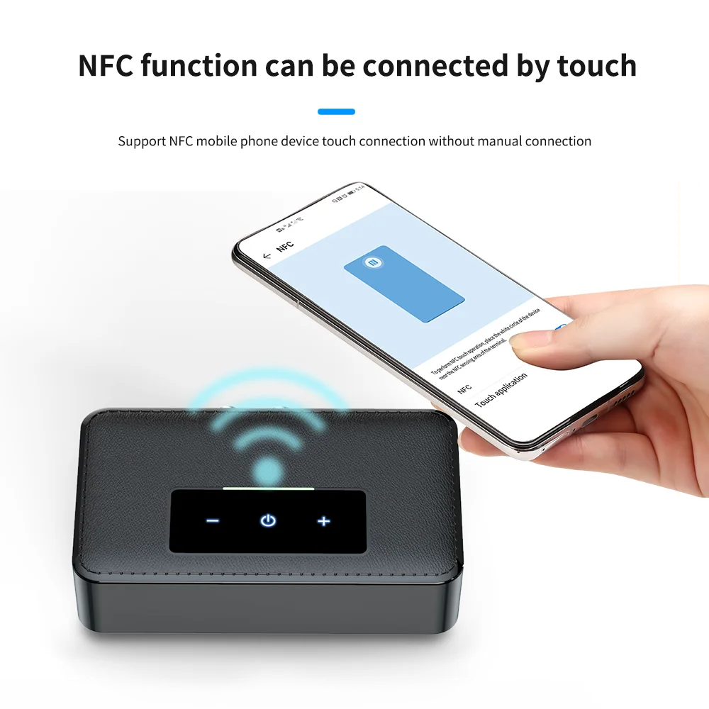 JINSERTA NFC Bluetooth 5.0 Audio Receiver Transmitter 3.5mm Aux Output Audio Adapter Support U Disk Music Play for Car TV PC
JINSERTA NFC Bluetooth 5.0 Audio Receiver Transmitter 3.5mm Aux Output Audio Adapter Support U Disk Music Play for Car TV PC
