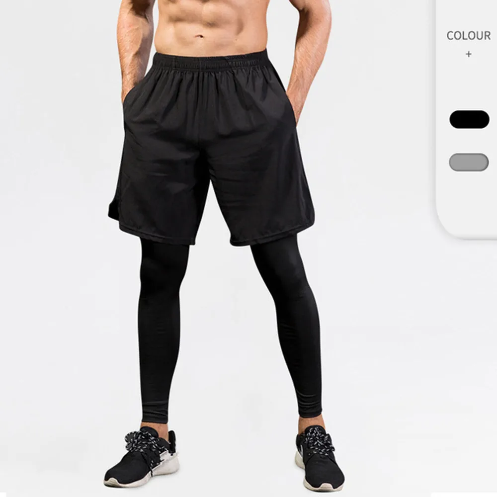 Mens Leggings with Shorts Compression Running Sports Long Pant GYM Tight Trouser
Mens Leggings with Shorts Compression Running Sports Long Pant GYM Tight Trouser