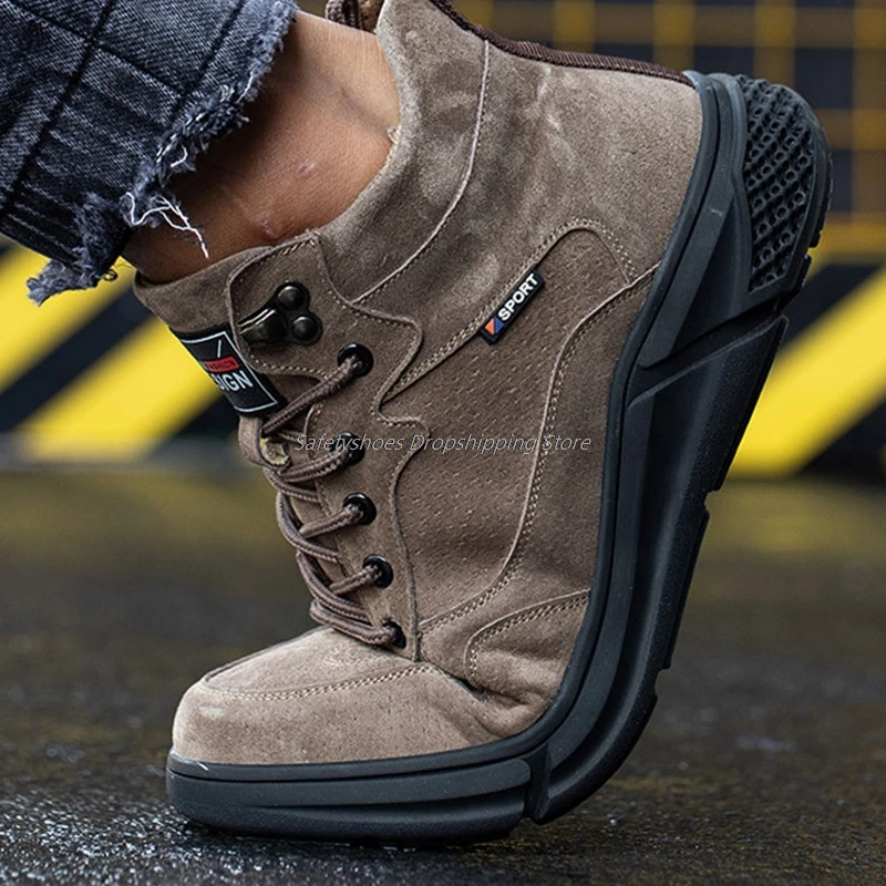 Men's Sneakers Safety Shoes Casual Boots Working Shoes Men's Ankle Boots Anti-Piercing Shoes Anti-Smashing Protective Boots
Men's Sneakers Safety Shoes Casual Boots Working Shoes Men's Ankle Boots Anti-Piercing Shoes Anti-Smashing Protective Boots