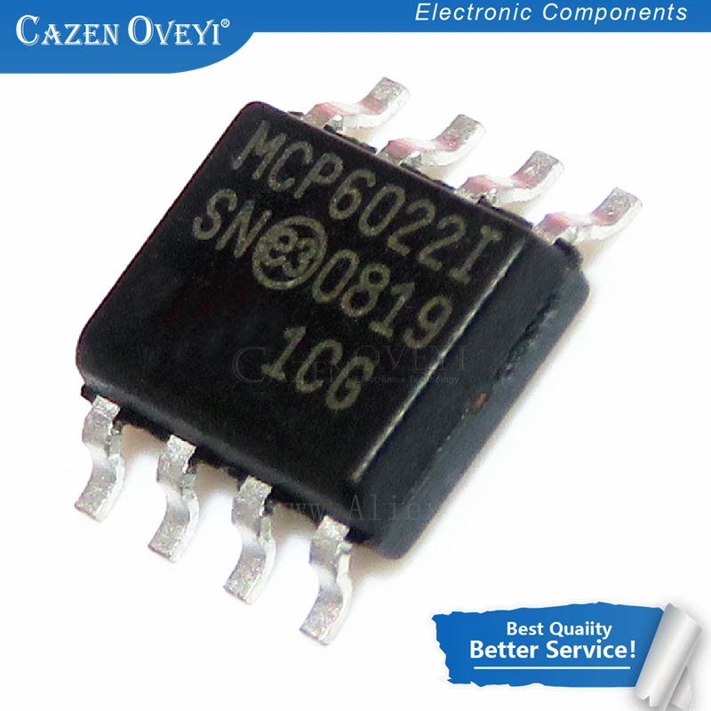 1pcs/lot MCP6022 MCP6022-I/SN MCP6022T-I/SN SOP-8 In Stock