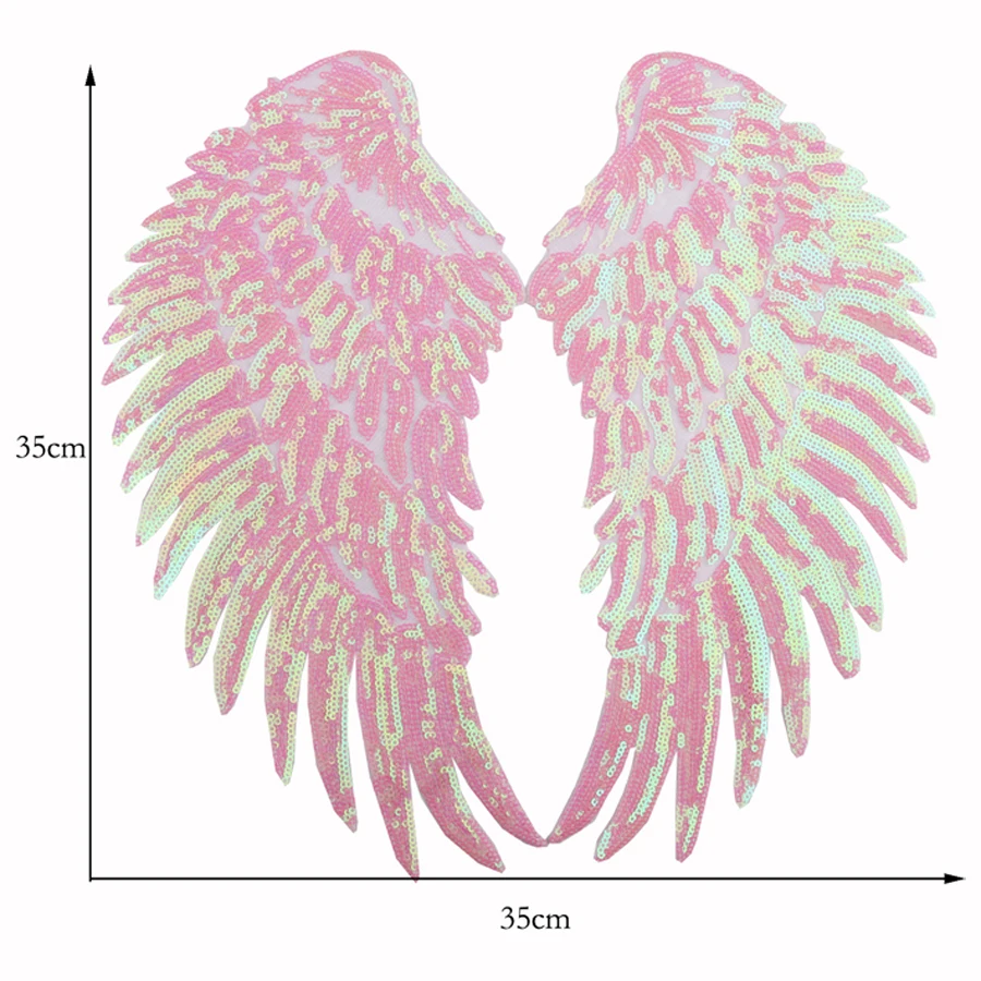 1Pair Small Wings Patches Embroidered Cloth Stickers DIY Clothing Accessories Sequin Patch Decorative Chapters Have Adhesive
1Pair Small Wings Patches Embroidered Cloth Stickers DIY Clothing Accessories Sequin Patch Decorative Chapters Have Adhesive