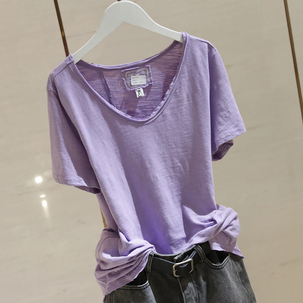 Fashion Patchwork Short Sleeve Cotton T Shirt Woman Loose Baggy O-Neck White Tops S-XL Summer Clothes For Women
Fashion Patchwork Short Sleeve Cotton T Shirt Woman Loose Baggy O-Neck White Tops S-XL Summer Clothes For Women