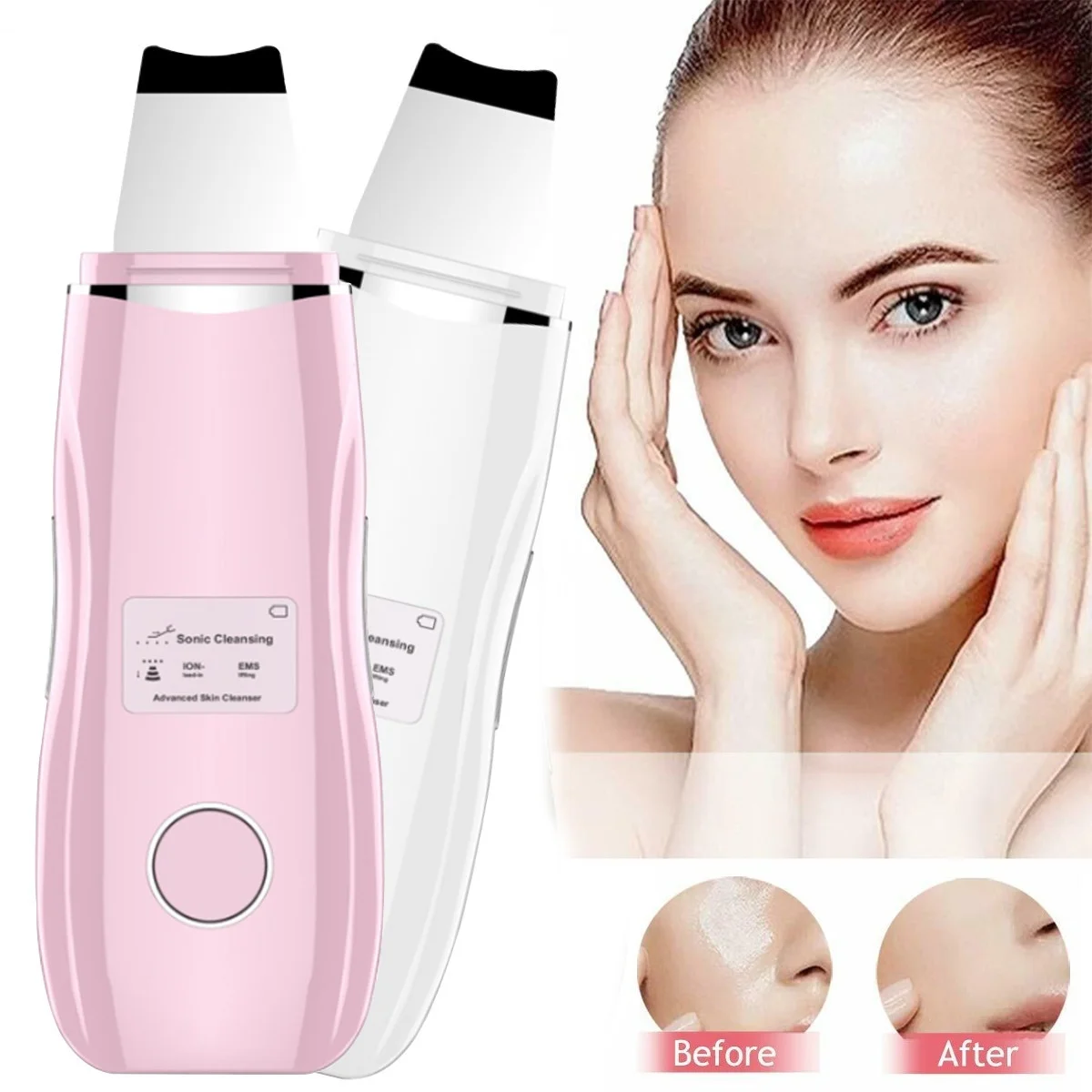 Беспроводной 5 в 1 перезаряжаемый ультразвуковой скраб для кожи лица, экстрактор шпателя для лица, пилинг, глубокое очищение, машина для удал...
Беспроводной 5 в 1 перезаряжаемый ультразвуковой скраб для кожи лица, экстрактор шпателя для лица, пилинг, глубокое очищение, машина для удал...