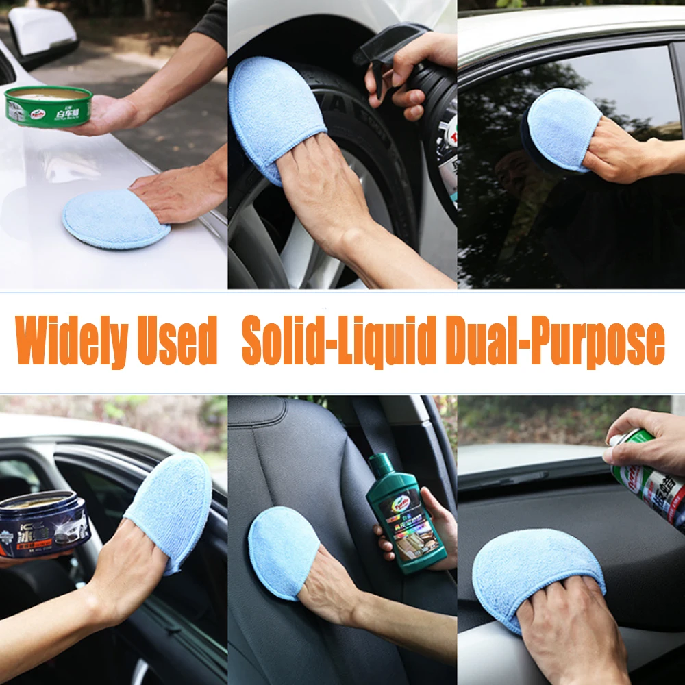 10 Pcs 5 Inch Car Waxing Polishing Paint Care Buff Pads Microfiber Wax Applicator Sponge Pads With Finger Pocket
10 Pcs 5 Inch Car Waxing Polishing Paint Care Buff Pads Microfiber Wax Applicator Sponge Pads With Finger Pocket