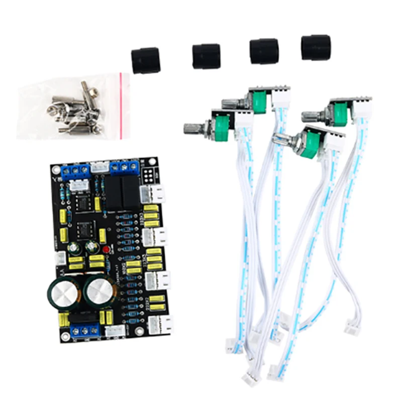 Двухканальная плата предварительного усилителя HIFI Fever 2,0, разделительная плата потенциометра NE5532
Двухканальная плата предварительного усилителя HIFI Fever 2,0, разделительная плата потенциометра NE5532