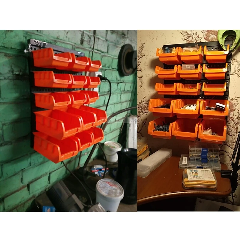 ABS Wall-Mounted Storage box Tool Parts Garage Unit Shelving Hardware screw Tool organize Box Components tool box
ABS Wall-Mounted Storage box Tool Parts Garage Unit Shelving Hardware screw Tool organize Box Components tool box