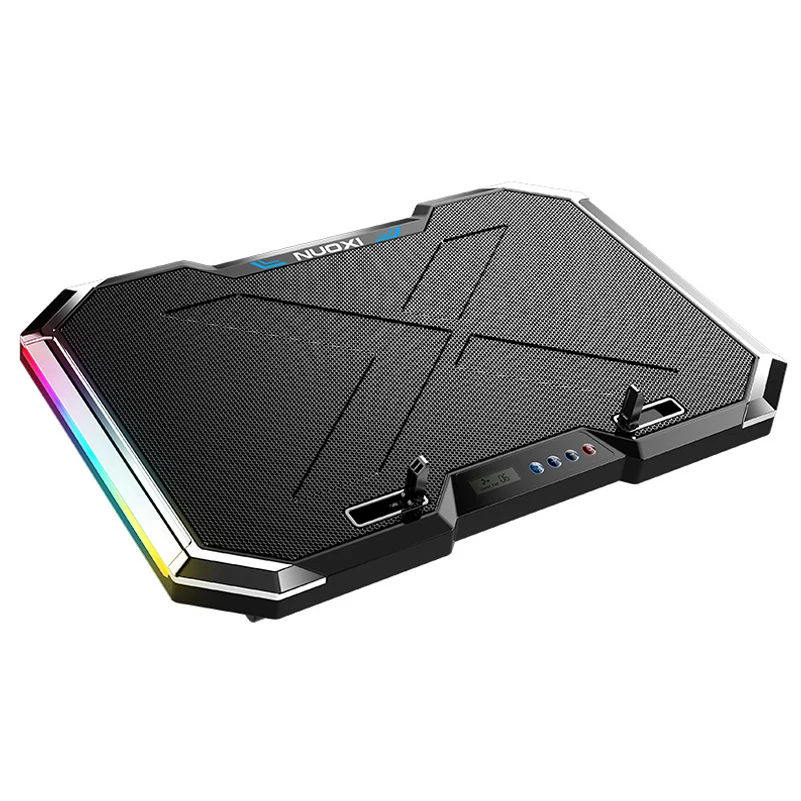 LCD Laptop Cooler Laptop Cooling Pad Adjustable Wind Speed With Six Fan and 2 USB Notebook Gaming Cooler Stand for 14-18inch
LCD Laptop Cooler Laptop Cooling Pad Adjustable Wind Speed With Six Fan and 2 USB Notebook Gaming Cooler Stand for 14-18inch