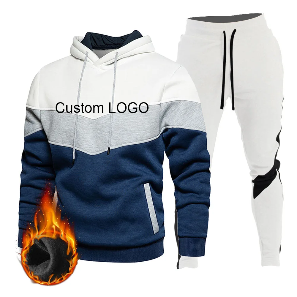 Brand Men's Sportswear 2-Piece Sweatshirt + Sweatpants Hoodie Casual Printing Stitching Sweater Suit Men's Winter Two-Piece Suit
Brand Men's Sportswear 2-Piece Sweatshirt + Sweatpants Hoodie Casual Printing Stitching Sweater Suit Men's Winter Two-Piece Suit