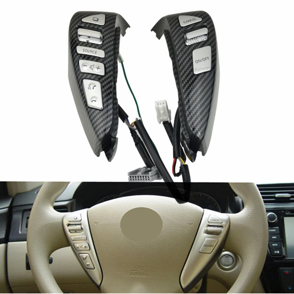 

car styling 25550-3DA6A Steering Wheel Cruise Control Bluetooth Switches 255503DA6A For NISSAN TIIDA SENTRA SUNNY Livina ALMERA