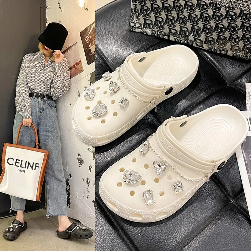 Platform Coros Shoes Women's Summer Wear Fashion Rhinestone Chain 2021 New Height Increasing Sandals Seaside Beach Shoes
Platform Coros Shoes Women's Summer Wear Fashion Rhinestone Chain 2021 New Height Increasing Sandals Seaside Beach Shoes