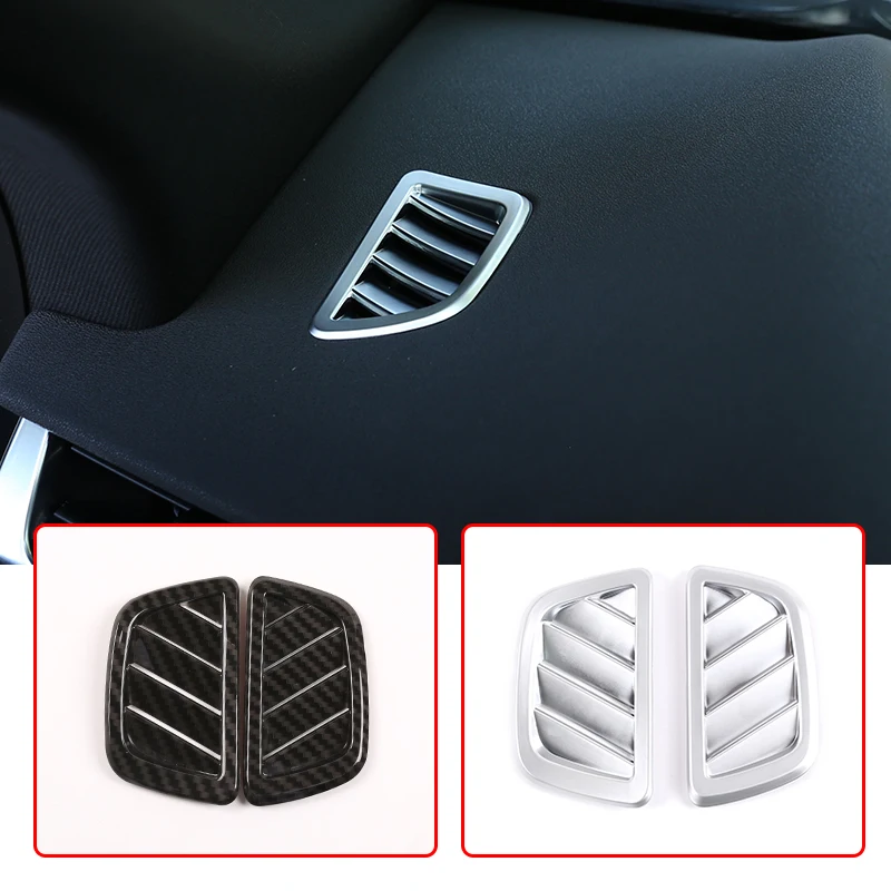 ABS Carbon Fiber For Land Rover Evoque 2019 2020 Dashboard Air Conditioning Vent Outlet Frame Trim Car Accessories
ABS Carbon Fiber For Land Rover Evoque 2019 2020 Dashboard Air Conditioning Vent Outlet Frame Trim Car Accessories