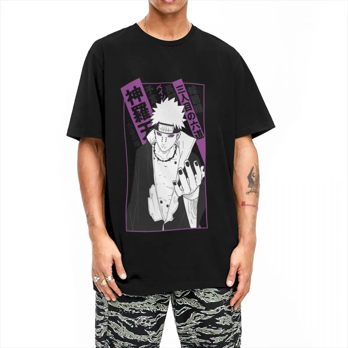 Pain Japan Bandai Naruto T-Shirts for Men Anime Manga Vintage Cotton Tees Round Neck Short Sleeve T Shirt Unique Clothes
Pain Japan Bandai Naruto T-Shirts for Men Anime Manga Vintage Cotton Tees Round Neck Short Sleeve T Shirt Unique Clothes