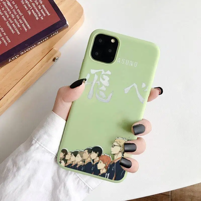 Japan Anime Oya Haikyuu Love Volleyball - 1 Phone Case Green Candy Color for iPhone 6 7 8 11 12 s mini pro X XS XR MAX Plus
Japan Anime Oya Haikyuu Love Volleyball - 1 Phone Case Green Candy Color for iPhone 6 7 8 11 12 s mini pro X XS XR MAX Plus
