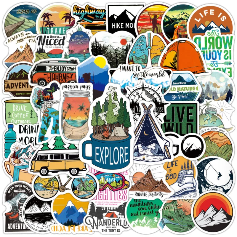 10/30/50/100Pcs/Set Camping hiking mountaineeringWaterproof Skateboard Travel Suitcase Phone Laptop Luggage Stickers Cute Kids
10/30/50/100Pcs/Set Camping hiking mountaineeringWaterproof Skateboard Travel Suitcase Phone Laptop Luggage Stickers Cute Kids