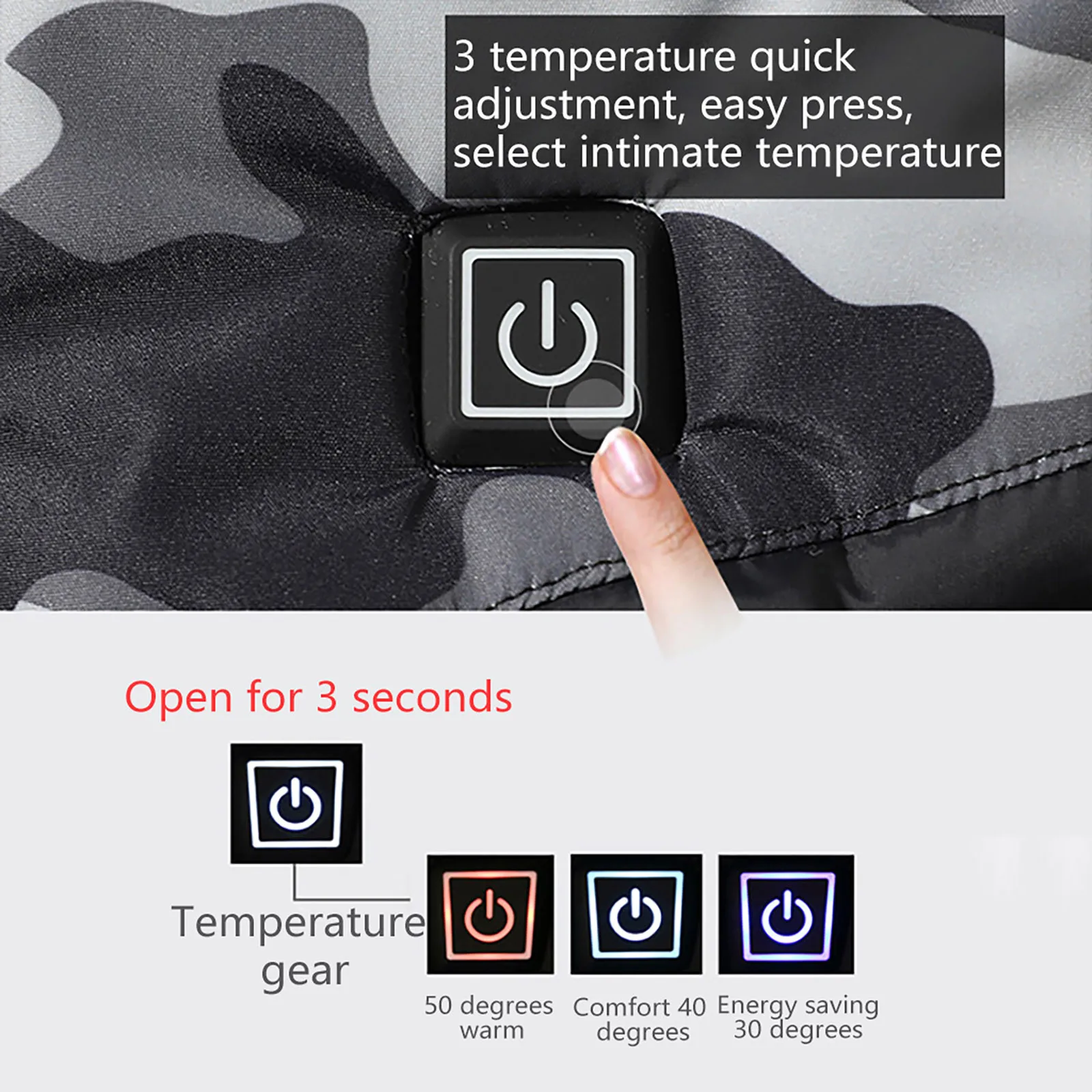2020 Children Heating Vest Winter Outdoor Warm Heated Electric Charging Clothing Coat Control Temperature Outdoor Camping Hiking 
2020 Children Heating Vest Winter Outdoor Warm Heated Electric Charging Clothing Coat Control Temperature Outdoor Camping Hiking