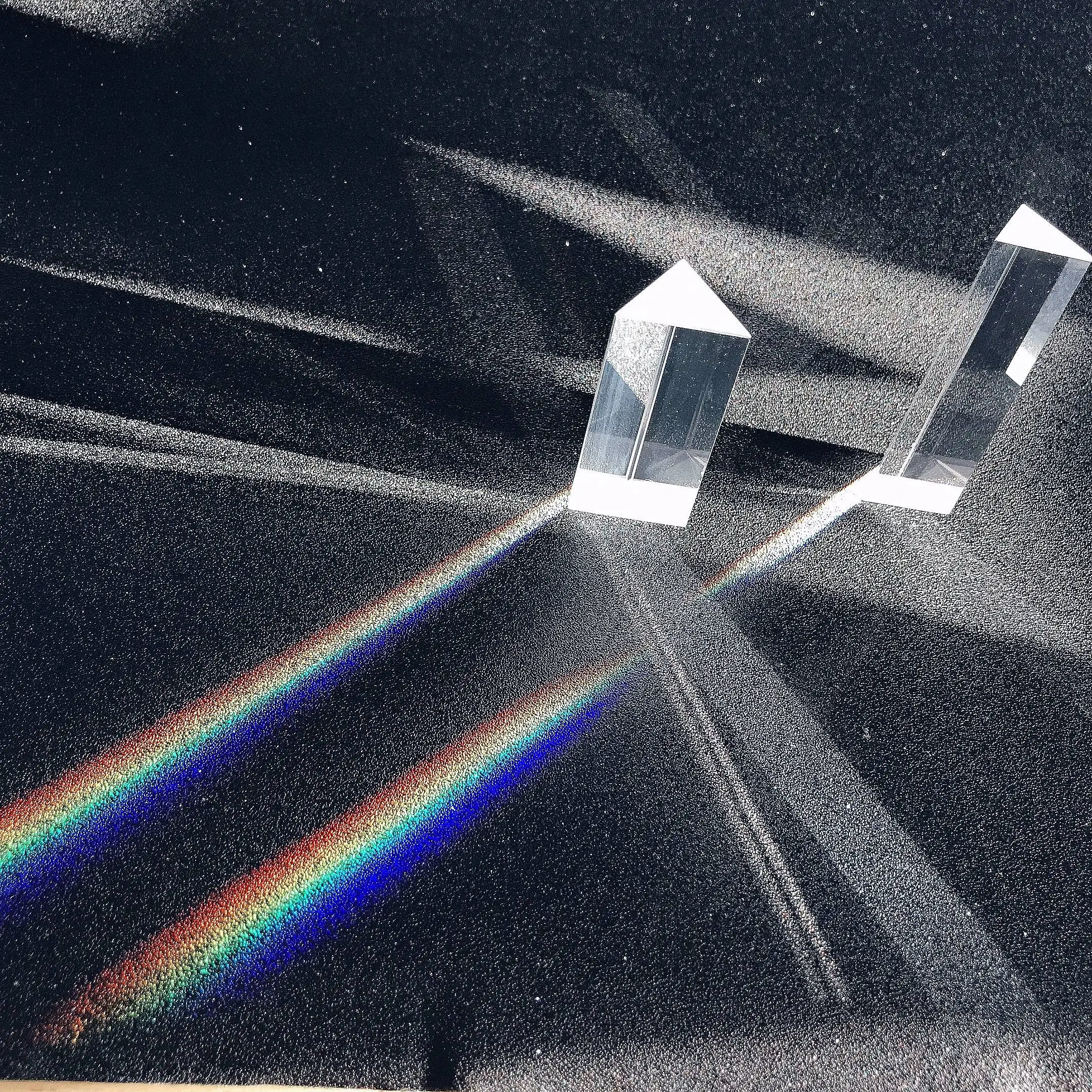 25*25*80MM Triangular Prism To See Rainbow Size Photo Photography Seven-color Sunlight Student Optical Science Experiment
25*25*80MM Triangular Prism To See Rainbow Size Photo Photography Seven-color Sunlight Student Optical Science Experiment