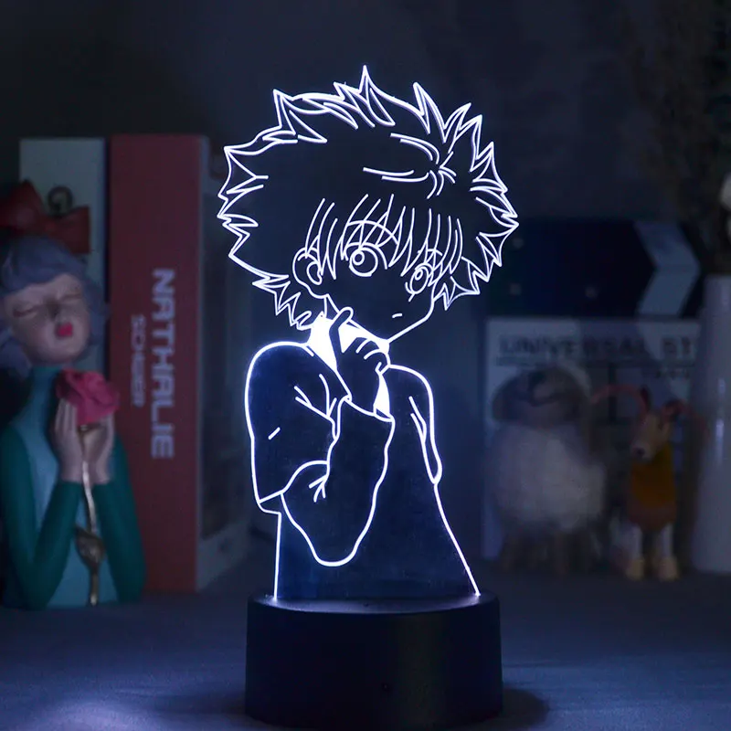 3D LED Night Lamp Anime Hunter X Hunter for Kids Child Bedroom Decor Nightlight Manga Cool Kid Child Gift Figure Night Light
3D LED Night Lamp Anime Hunter X Hunter for Kids Child Bedroom Decor Nightlight Manga Cool Kid Child Gift Figure Night Light