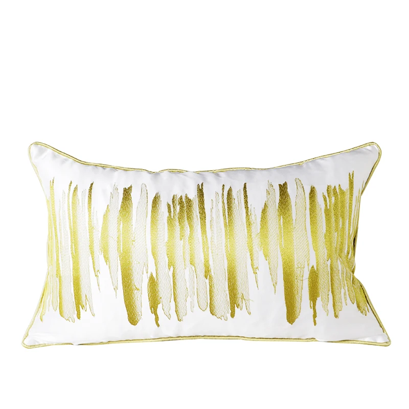 DUNXDECO Luxury Yellow Embroidered Cushion Cover Decorative Pillow Case Modern Simple Abstract Geometric Sofa Chair Coussin
DUNXDECO Luxury Yellow Embroidered Cushion Cover Decorative Pillow Case Modern Simple Abstract Geometric Sofa Chair Coussin