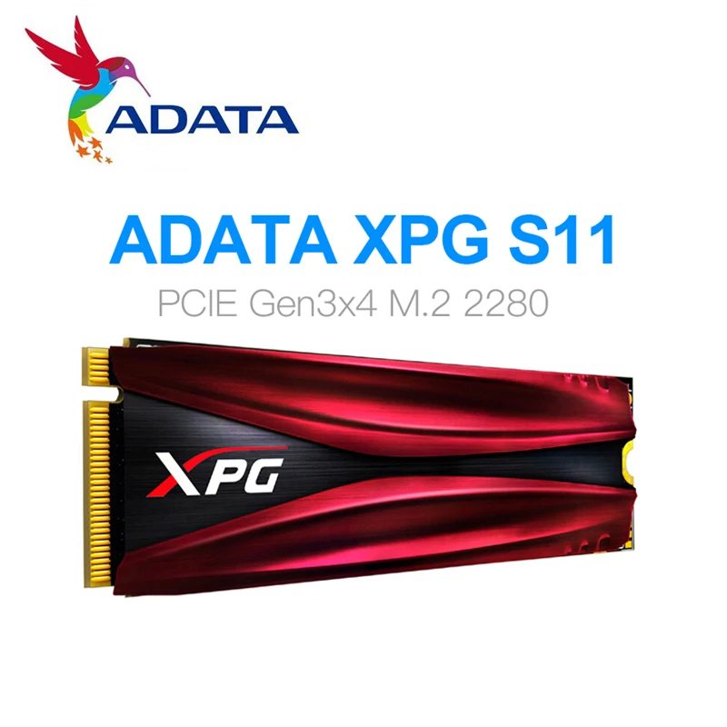 ADATA XPG S11 Pro GAMMIX PCIe Gen 3x4 M.2 2280 твердотельный накопитель для ноутбука настольного