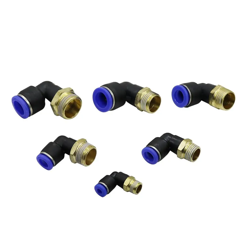 4 мм 14 16 трубный интерфейс для 1/8 "1/4" 3/8 "1/2" 3/4 "наружная резьба коленчатый
