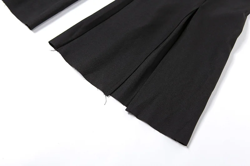 2021 Summer Women New High Waist Split Straps Fashion Street Wear Flared Pants Women Clothes
2021 Summer Women New High Waist Split Straps Fashion Street Wear Flared Pants Women Clothes