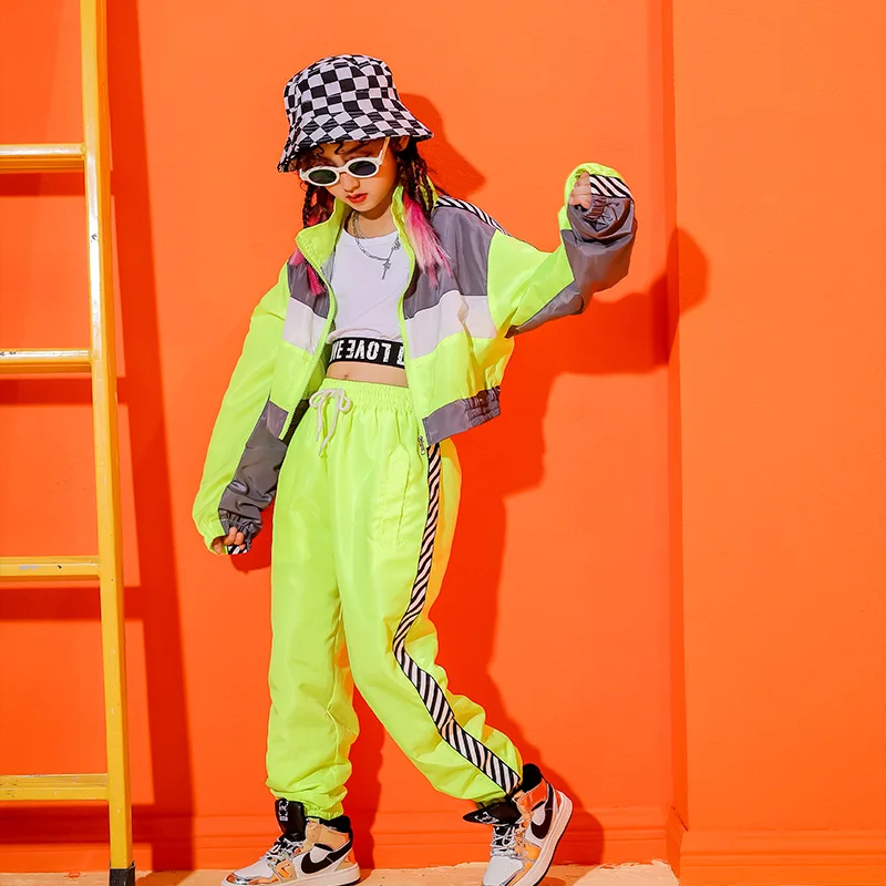 Girls Hip-Hop Clothing Tide Autumn Jazz Dance Costume Korean Version Girl New Year'S Day Clothing Stage Catwalk Costume DWY3119
Girls Hip-Hop Clothing Tide Autumn Jazz Dance Costume Korean Version Girl New Year'S Day Clothing Stage Catwalk Costume DWY3119