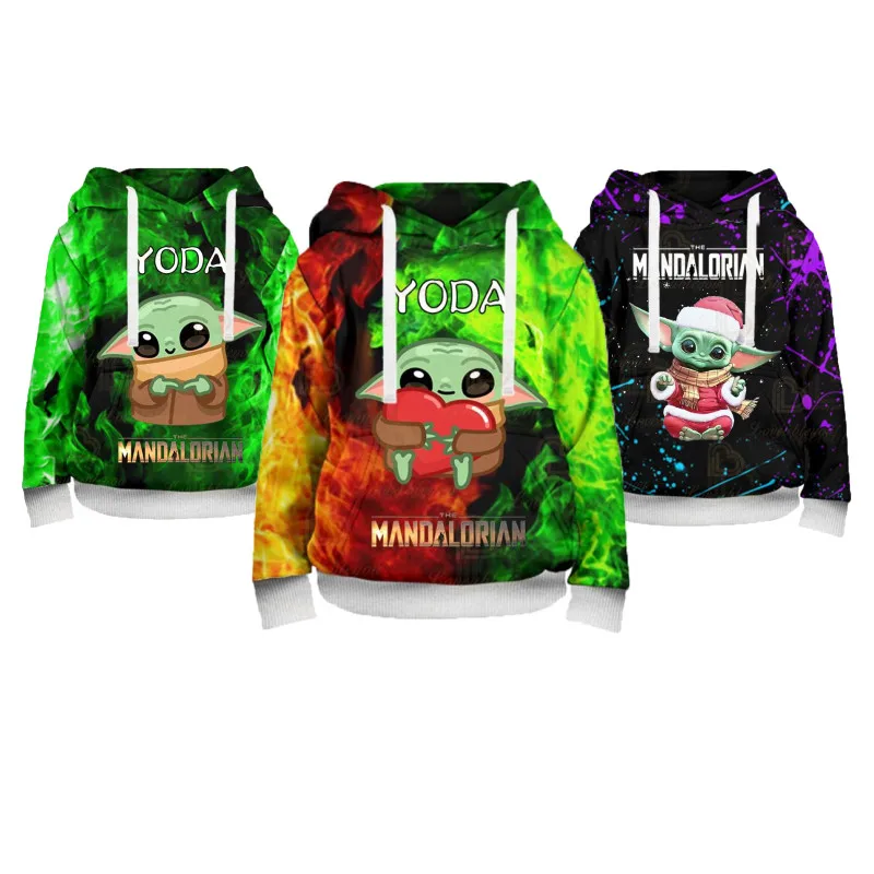 3-14T Disney Movie Baby Yoda Hoodies Children Clothes Boys/Girl Cool Long Sleeve Tops Sweatshirt Funny Cartoon 3D Adults Hoodies
3-14T Disney Movie Baby Yoda Hoodies Children Clothes Boys/Girl Cool Long Sleeve Tops Sweatshirt Funny Cartoon 3D Adults Hoodies