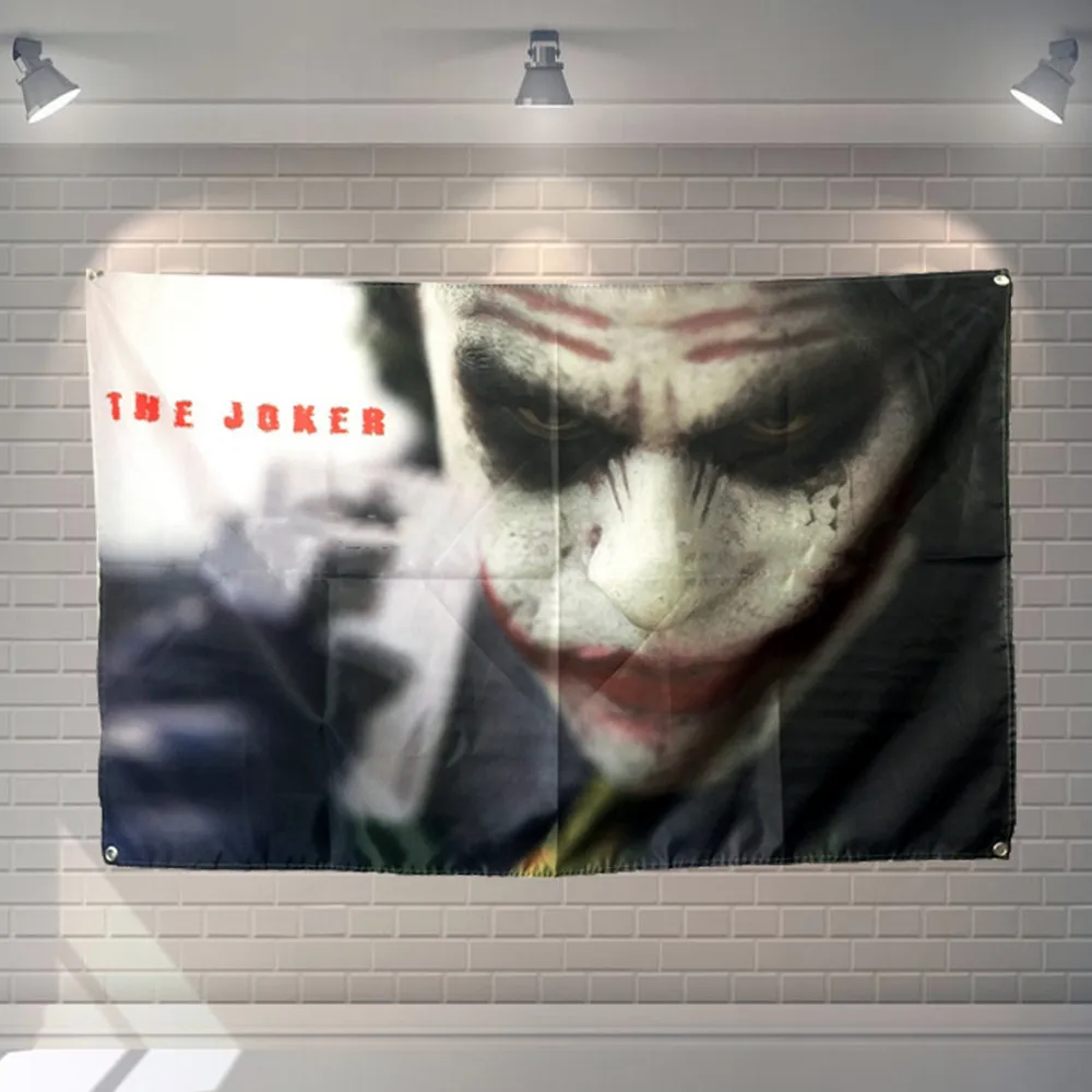 Batman Joker Movie Poster Wall Art Home Decoration Hanging Cloth Vintage Decorative Banner Flag Canvas Print Painting Artwork 
Batman Joker Movie Poster Wall Art Home Decoration Hanging Cloth Vintage Decorative Banner Flag Canvas Print Painting Artwork