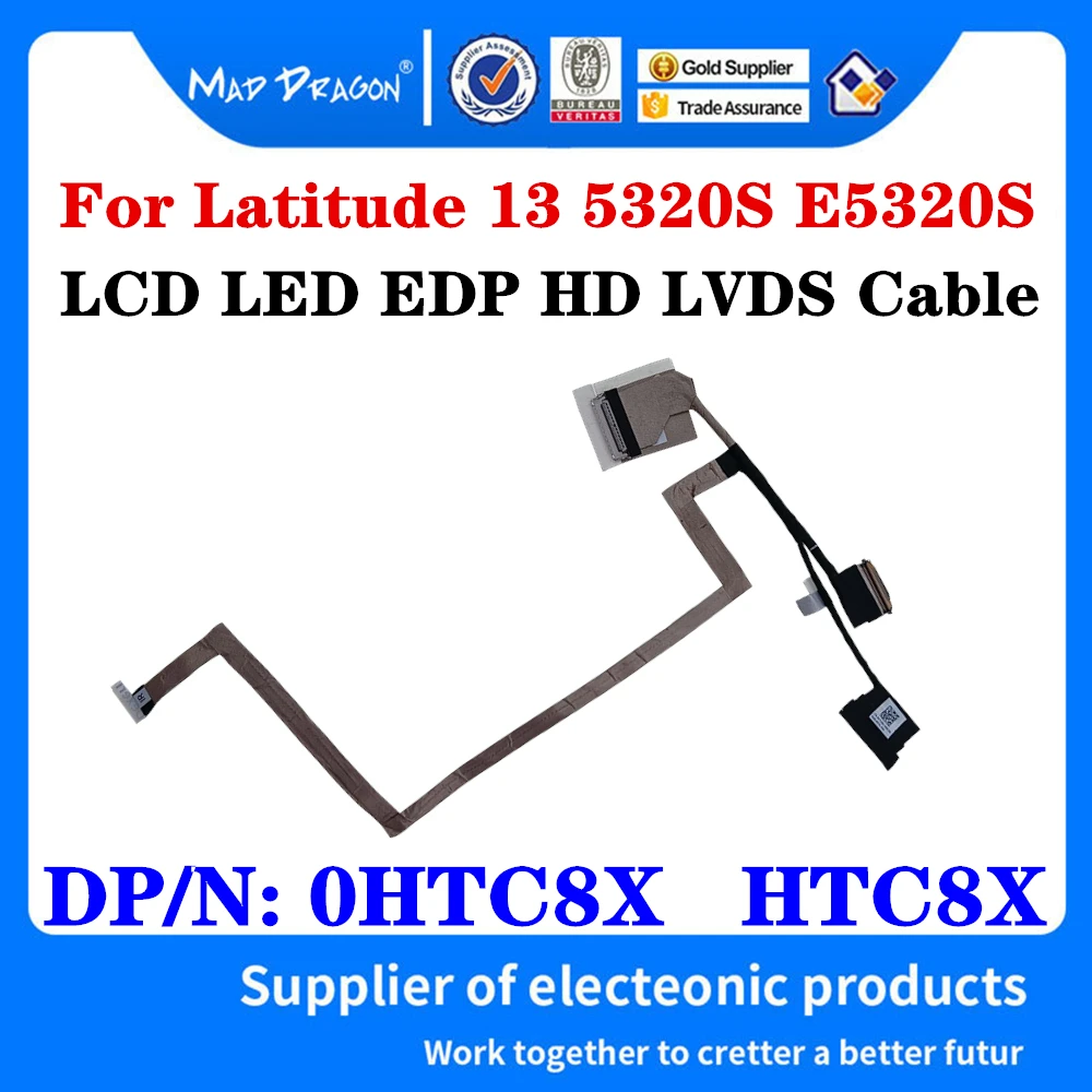 New original 0HTC8X HTC8X 450.0KD01.0021 For Dell Latitude 13 5320S E5320S Laptop Notebook LCD LED EDP LVDS HD Cable
New original 0HTC8X HTC8X 450.0KD01.0021 For Dell Latitude 13 5320S E5320S Laptop Notebook LCD LED EDP LVDS HD Cable