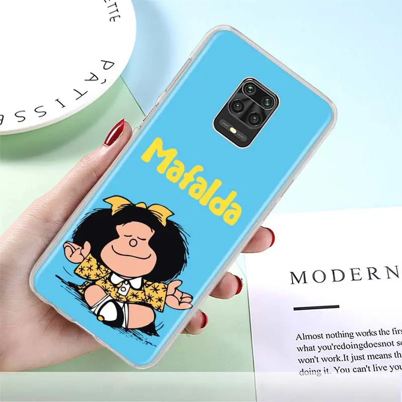 Mafalda Hot Fashion Cute Phone Case for Xiaomi Redmi Note 9S 8T 8 Pro 9 7 9A 8A 7A K40 K30 10 Pro Hard PC Back Cover Fundas
Mafalda Hot Fashion Cute Phone Case for Xiaomi Redmi Note 9S 8T 8 Pro 9 7 9A 8A 7A K40 K30 10 Pro Hard PC Back Cover Fundas