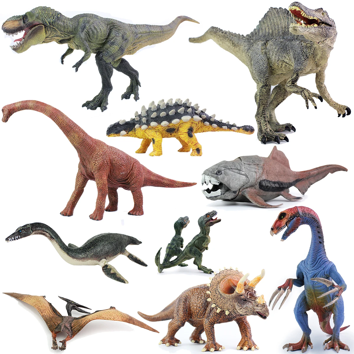 Jurassic Simulation Tyrannosaurus Dinosaur Toy Brachiosaurus Ankylosaurus Spinosaurus Animal Model Solid Child Boy
Jurassic Simulation Tyrannosaurus Dinosaur Toy Brachiosaurus Ankylosaurus Spinosaurus Animal Model Solid Child Boy
