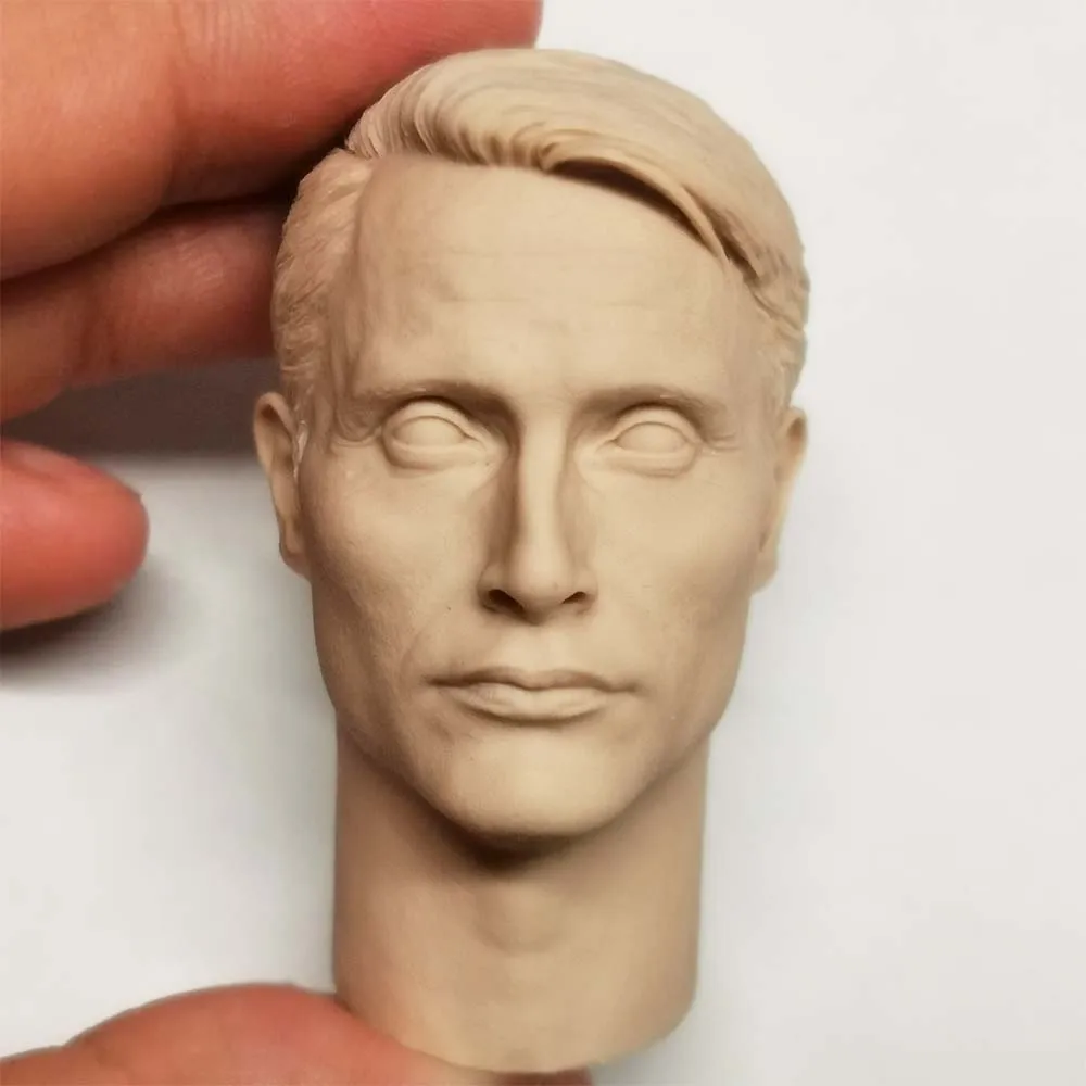 1/6 Unpainted Dr. Hannibal Lecter Mads Mikkelsen Head Sculpt Long Neck Fit 12'' COOMODEL Action Figure Body
1/6 Unpainted Dr. Hannibal Lecter Mads Mikkelsen Head Sculpt Long Neck Fit 12'' COOMODEL Action Figure Body