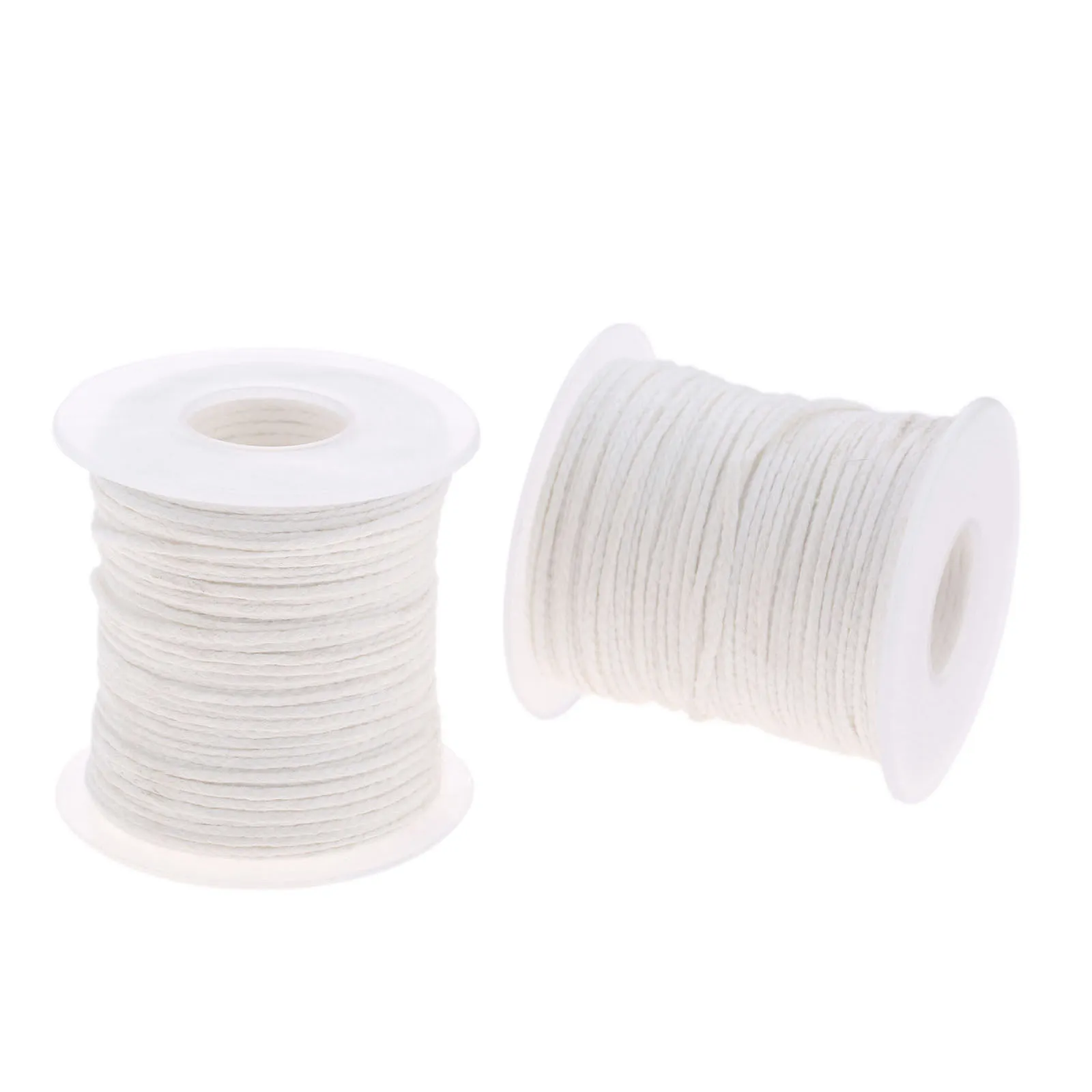 Hicello 2 Rolls Candle Wick Spool Core Unwaxed Cotton Wicks Square Braid Design 61m/200ft*2mm Candles Making DIY Craft White
Hicello 2 Rolls Candle Wick Spool Core Unwaxed Cotton Wicks Square Braid Design 61m/200ft*2mm Candles Making DIY Craft White