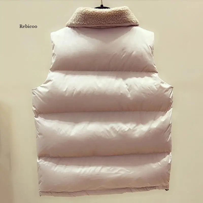 Lamb Fur Down Cotton Vest Coat Female 2020 Winter New Loose Harajuku Sleeveless Outwear Plus Size Waistcoat Jacket
Lamb Fur Down Cotton Vest Coat Female 2020 Winter New Loose Harajuku Sleeveless Outwear Plus Size Waistcoat Jacket