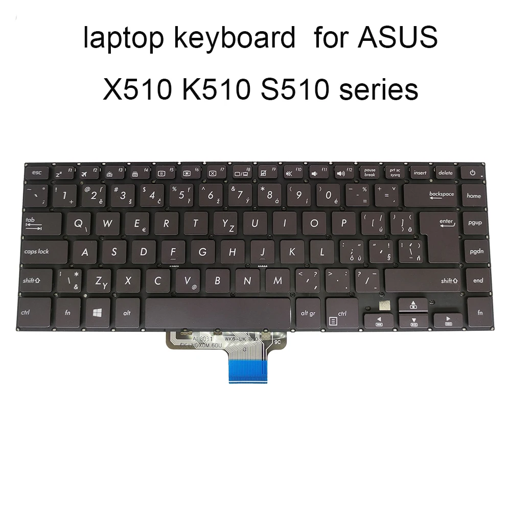 Клавиатура с подсветкой X510 Сменные клавиатуры для ASUS VIVOBOOK X510UR X510QA F510UA UF CZ чешские CS черные винты 0KNB0 4626CS00
Клавиатура с подсветкой X510 Сменные клавиатуры для ASUS VIVOBOOK X510UR X510QA F510UA UF CZ чешские CS черные винты 0KNB0 4626CS00