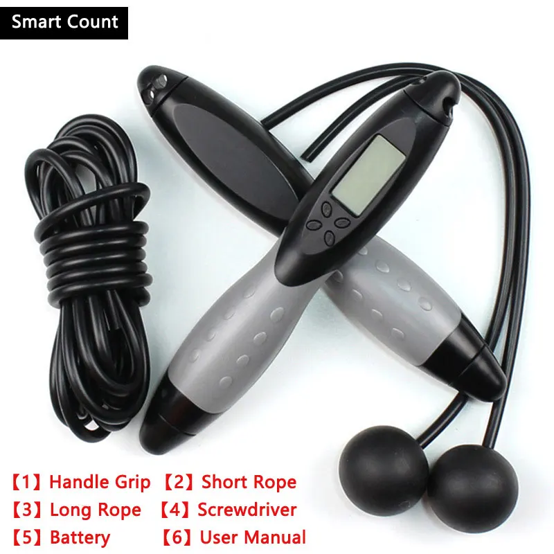 Skipping Rope Speed Weighted Jump Rope Digital Smart Counting Jump Ropes Crossfit Workout Training Gear Fitness Equipment
Skipping Rope Speed Weighted Jump Rope Digital Smart Counting Jump Ropes Crossfit Workout Training Gear Fitness Equipment
