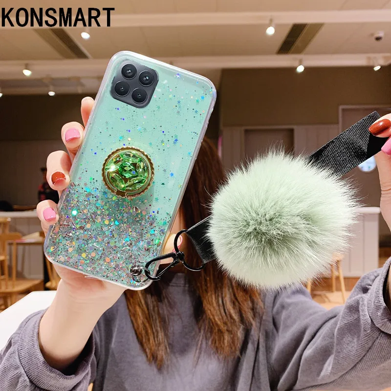 KONAMRT Luxury Glitter Case For OPPO Reno4 SE Star Clear Silicone Soft Phone Case Reno 4SE 2020 Hot Back Cover With Hairball
KONAMRT Luxury Glitter Case For OPPO Reno4 SE Star Clear Silicone Soft Phone Case Reno 4SE 2020 Hot Back Cover With Hairball