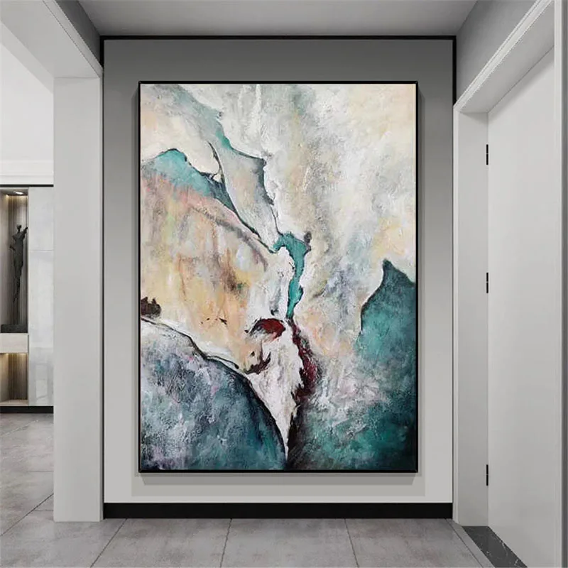 Hand Painted Oil Painting Huge Blue Mountain Backdrop Decorative Painting Entrance Hallway Office Lobby Paintings No Frame
Hand Painted Oil Painting Huge Blue Mountain Backdrop Decorative Painting Entrance Hallway Office Lobby Paintings No Frame