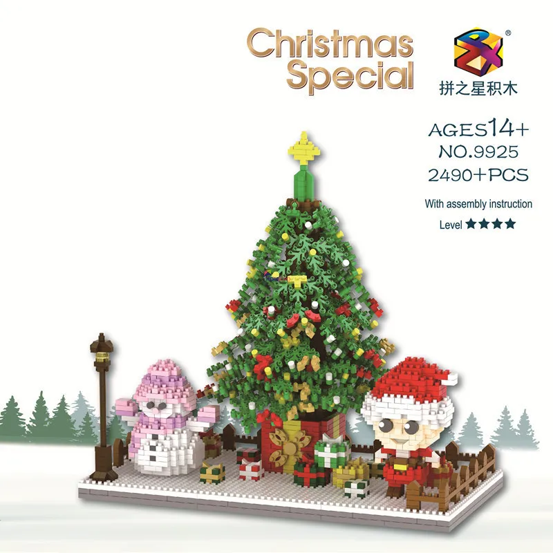 

Специальный конструктор Рождественские сцены, 2490 деталей, игрушечный конструктор для детей 14 + лет