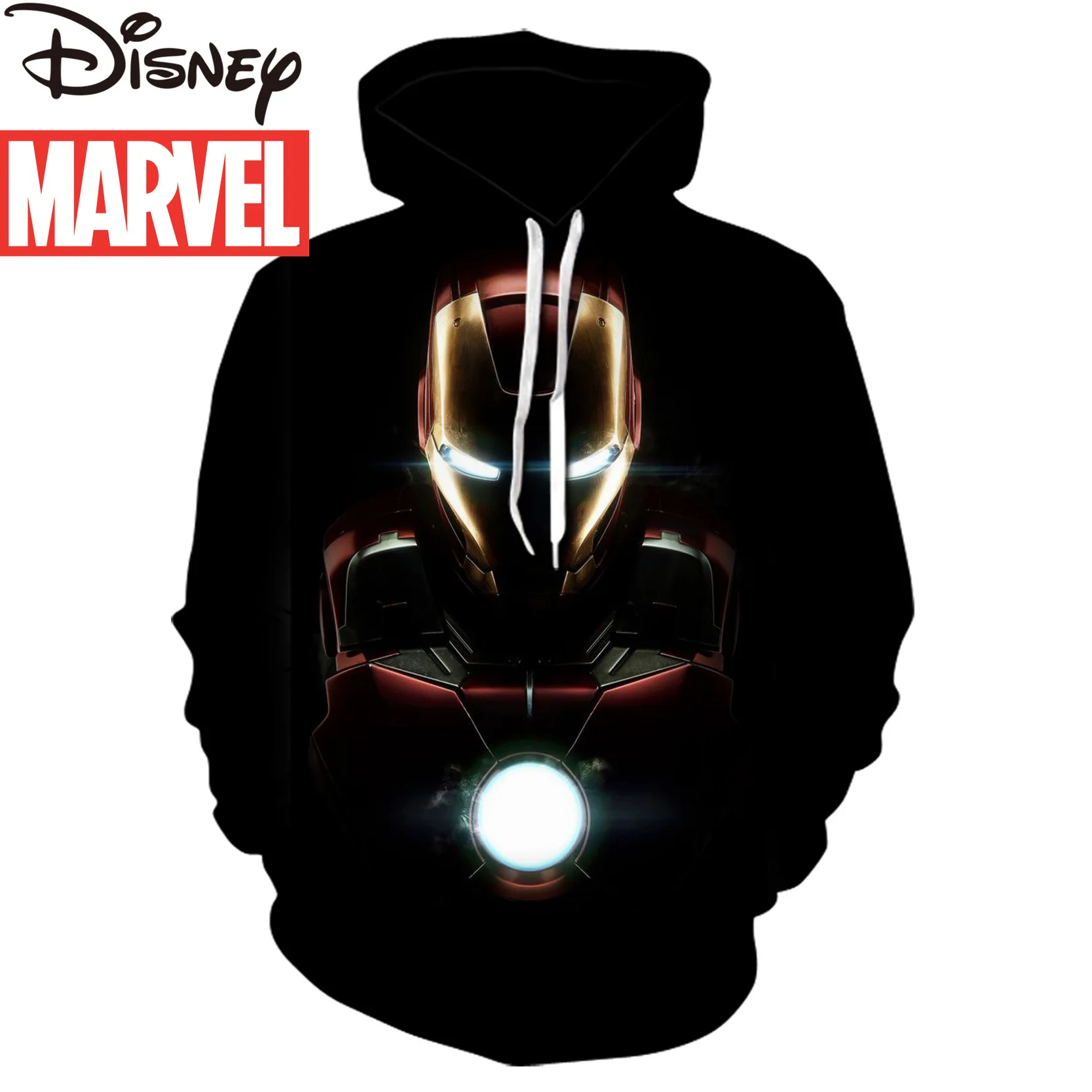 Disney Marvel Avengers Iron Man Men's Long Sleeve 3D Printed Sweatshirt Cosplay Film and Television Peripheral Hoodie
Disney Marvel Avengers Iron Man Men's Long Sleeve 3D Printed Sweatshirt Cosplay Film and Television Peripheral Hoodie