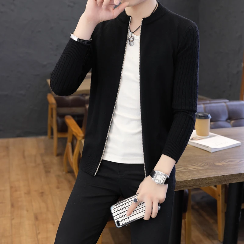Autumn new men's cardigan sweater coat spring and autumn korean stand collar cotton sweater men's sweater
Autumn new men's cardigan sweater coat spring and autumn korean stand collar cotton sweater men's sweater