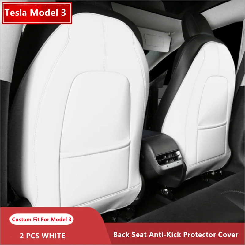 Tesla Model 3 Car Accessories Leather Anti-Child-Kick Pad Car Seat Back Cover Protector Kick Clean Mat Pad For Tesla Model 3
Tesla Model 3 Car Accessories Leather Anti-Child-Kick Pad Car Seat Back Cover Protector Kick Clean Mat Pad For Tesla Model 3