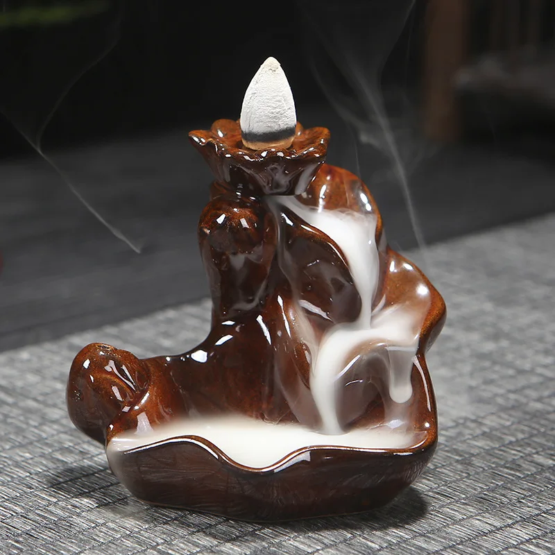 Small Incense Backflow Ceramic Burner Holder Smoke Fountain Incense Burner Indoor Waterfall Zen Garden Incenso Home Decor YD50XL
Small Incense Backflow Ceramic Burner Holder Smoke Fountain Incense Burner Indoor Waterfall Zen Garden Incenso Home Decor YD50XL